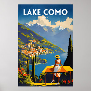 Meer Como Italië Poster