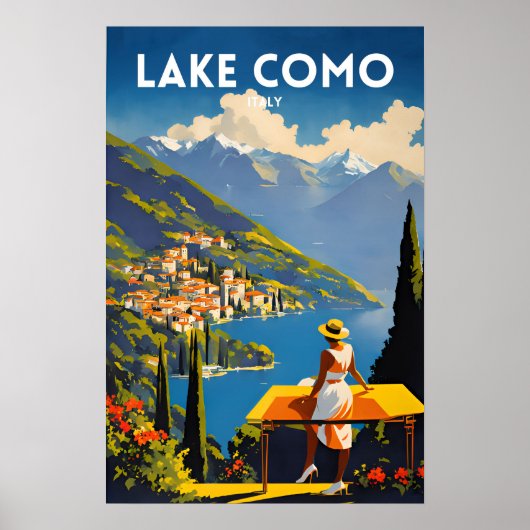 Meer Como Italië Poster (Voorkant)