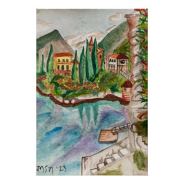 Meer Como Perfect Poster