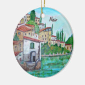 Meer Como-sierenten Keramisch Ornament (Links)