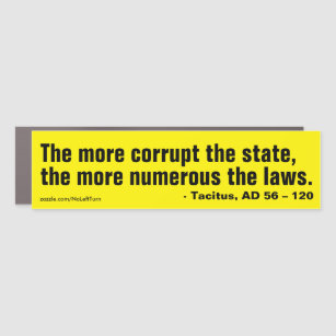 Meer corruptie in de staat, meer wetten automagneet