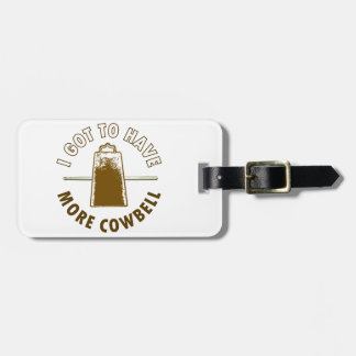 MEER COWBELL BAGAGELABEL