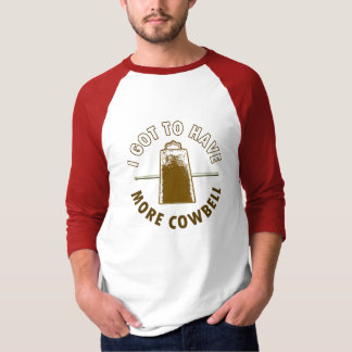 MEER COWBELL — grappig/humor/muziek/rockmuziek/dru T-shirt