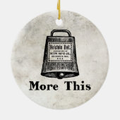 Meer Cowbell Keramisch Ornament (Achterkant)