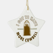 MEER COWBELL KERAMISCH ORNAMENT (Rechts)