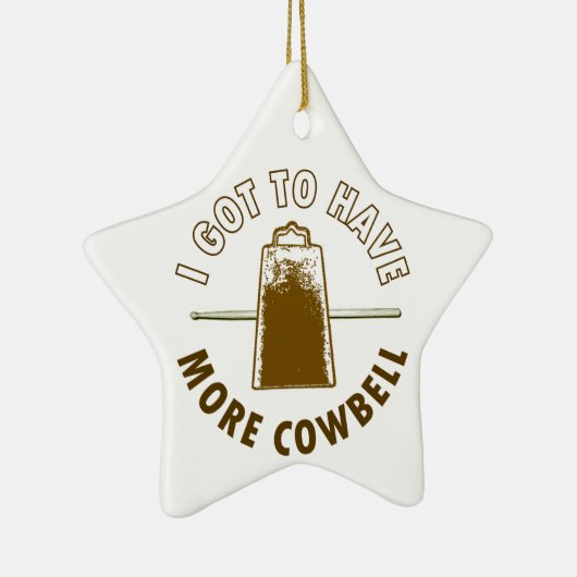 MEER COWBELL KERAMISCH ORNAMENT (Rechts)