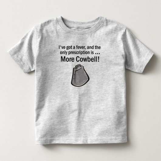 Meer Cowbell! Kinder Shirts (Voorkant)