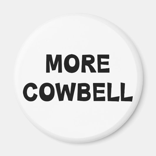 Meer Cowbell Magneet (Voorkant)