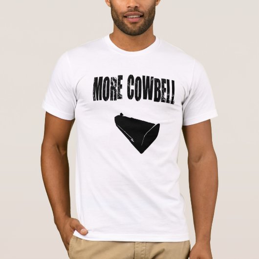 Meer Cowbell Mannen Shirt (Voorkant)