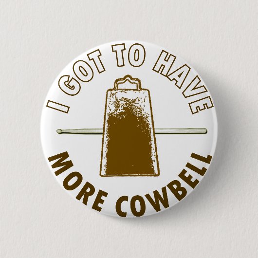 MEER COWBELL RONDE BUTTON 5,7 CM (Voorkant)