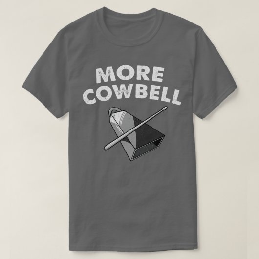 Meer Cowbell T-shirt (Design voorkant)