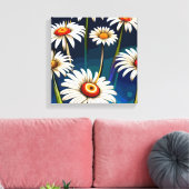 Meer Dagen: Floral Fun en Joy Canvas Afdruk (Insitu (Woonkamer))