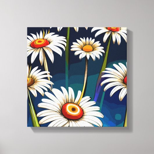 Meer Dagen: Floral Fun en Joy Canvas Afdruk (Voorkant)