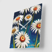 Meer Dagen: Floral Fun en Joy Vierkante Klok (Hoek)