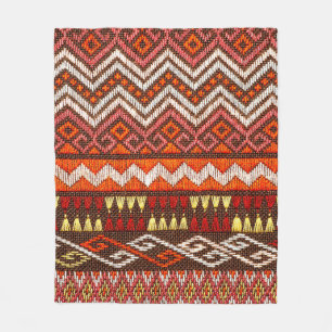 Meer dan 100 jaar oude, kleurrijke thaise handbote fleece deken