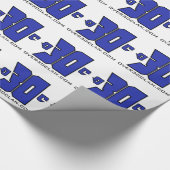 Meer dan 30 Clan Logo (Playstation blauw) Cadeaupapier (Hoek)
