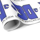 Meer dan 30 Clan Logo (Playstation blauw) Cadeaupapier (Rol Hoek)