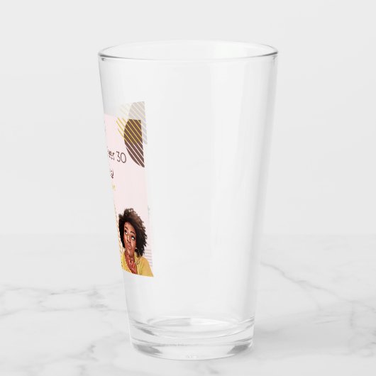 Meer dan 30 eenden. Glazen beker (Links)