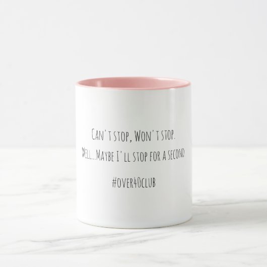 Meer dan 40 koffiekopjes mok (Midden)