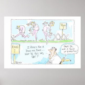 Meer dan 50 met een aanraking van het Poster van b