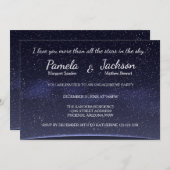 Meer dan al de STars-Engagement Partij nodigt uit Kaart (Voorkant / Achterkant)