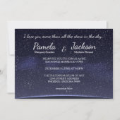 Meer dan alle sterren - Huwelijksuitnodiging Kaart (Voorkant)