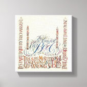 Meer dan alleen een bed canvas afdruk (Voorkant)