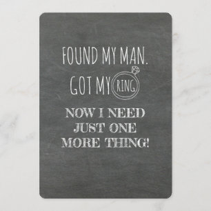 Meer dan alleen maar grappig voorstel voor een bru kaart