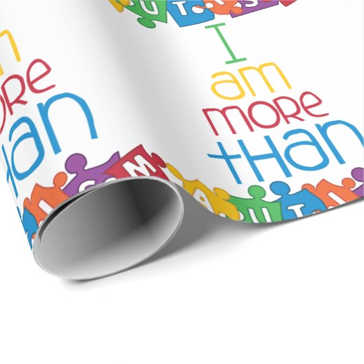 Meer dan autisme cadeaupapier (Rol Hoek)