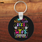Meer dan BFFs Beste Vriendin Vrouw Funny Dames Sleutelhanger (Voorkant)