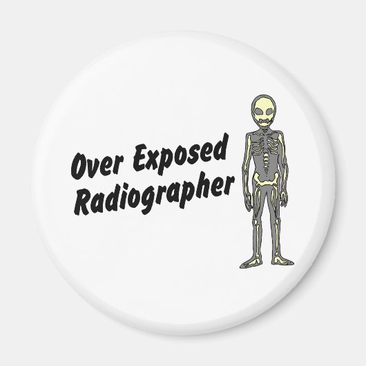 Meer dan blootgestelde radiografe magneet (Voorkant)