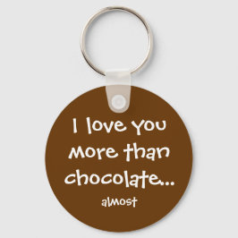 Meer dan chocolade sleutelhanger