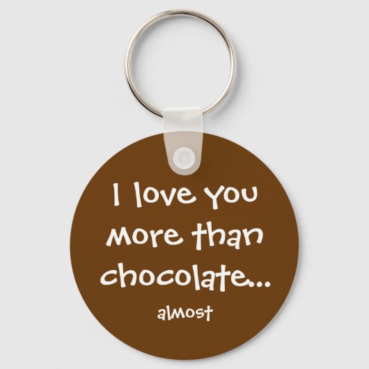 Meer dan chocolade sleutelhanger (Voorkant)