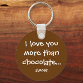 Meer dan chocolade sleutelhanger (Voorkant)