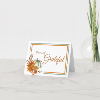 Meer dan dankbaar bedankkaart