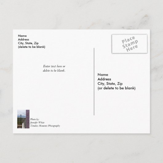 Meer dan de halve maan briefkaart (Achterkant)