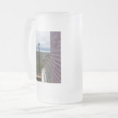 Meer dan de halve maan matglas bierpul (Voorkant links)