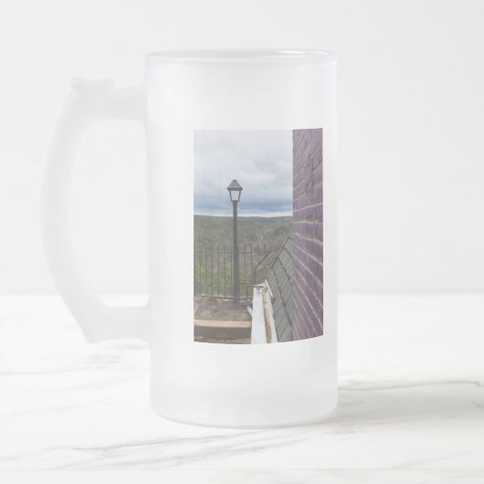 Meer dan de halve maan matglas bierpul (Links)