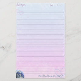 Meer dan de wereld is groot briefpapier