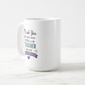 Meer dan een docent Echt gewaardeerd Gepersonalise Koffiemok (Voorkant links)