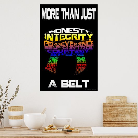 Meer dan een gordel Poster (Keuken)