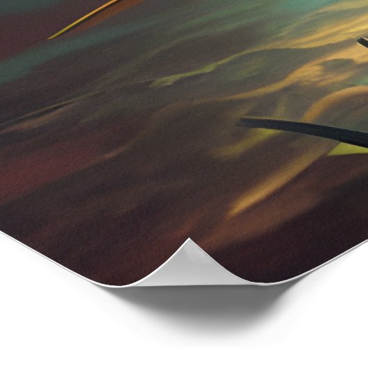 Meer dan een iris poster (Hoek)