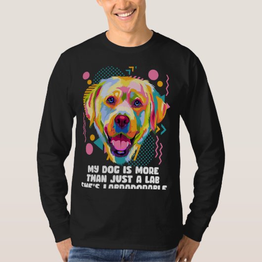 Meer dan een Laboratorium schept labradorable Labr T-shirt (Voorkant)
