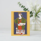 Meer dan een muze briefkaart (Staand voorkant)