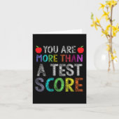 Meer Dan Een Testscore Carnaval Testdag Cadeau Kaart (Gele Bloem)