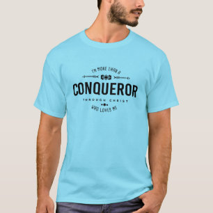 "Meer dan een veroveraar" Christelijke T-shirt