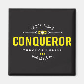 "Meer dan een veroveraar" magneet (Voorkant)