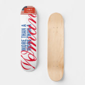 MEER DAN EEN VROUW  JMT USA7 3/4" Skateboard Deck (Voorkant)