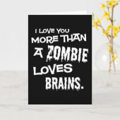 Meer Dan Een Zombie Hersen Liefheeft Kaart (Gele Bloem)