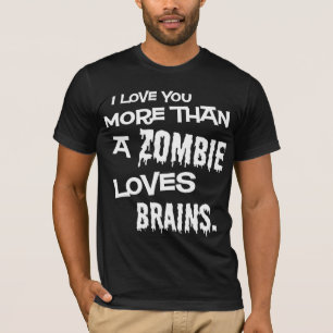 Meer dan een Zombie houdt van hersenen T-shirt
